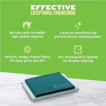 E-Cloth Window Cleaner Kit Streak-Free with Water