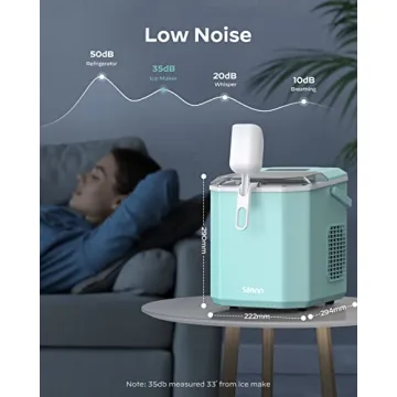 Silonn Portable Ice Maker - Fast & Self-Cleaning Unit