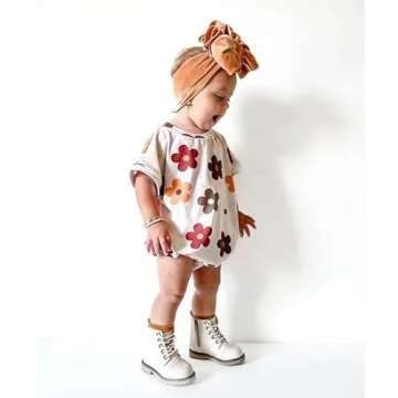 Cute Summer Baby Girl Rompers for Newborns to 18 Months