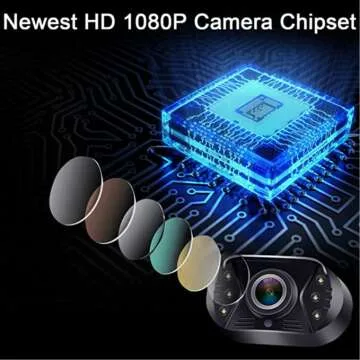 LeeKooLuu Waterproof Backup Monitor for Minivan