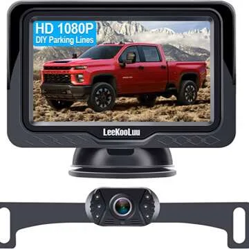 LeeKooLuu Waterproof Backup Monitor for Minivan