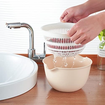 Versatile 2 in 1 Kitchen Colander Set - BPA Free