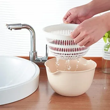 Versatile 2 in 1 Kitchen Colander Set - BPA Free