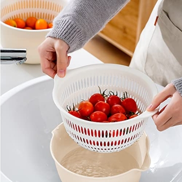 Versatile 2 in 1 Kitchen Colander Set - BPA Free