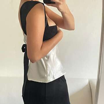 SOLILOQUY Y2K Vintage Crop Tank Top - Stylish 2000s Chic