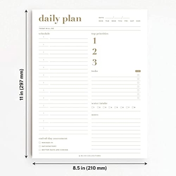 Stylish Bliss Collections Daily Planner with Undated Sheets