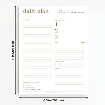 Stylish Bliss Collections Daily Planner with Undated Sheets