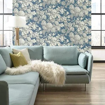 Elegant French Antique Floral Wallpaper - Easy Installation