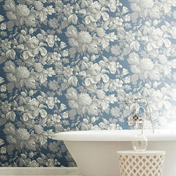 Elegant French Antique Floral Wallpaper - Easy Installation