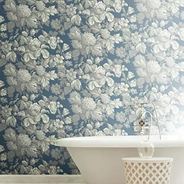 Elegant French Antique Floral Wallpaper - Easy Installation