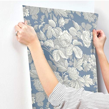 Elegant French Antique Floral Wallpaper - Easy Installation