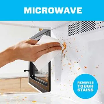 Mr. Clean Magic Eraser Cleaning Wipes For Kitchen, Bathroom, and Shower Cleaner, 48 Magic Eraser Sheets Total