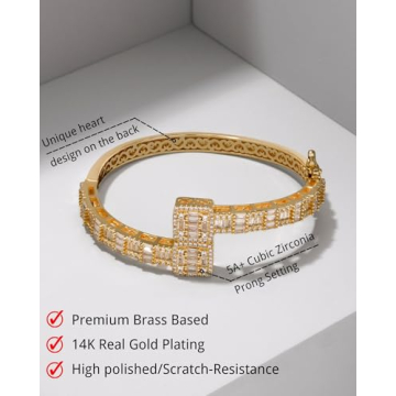 Lulu Mel Iced Out Diamond Bracelet - Elegant & Unique