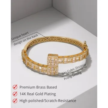 Lulu Mel Iced Out Diamond Bracelet - Elegant & Unique