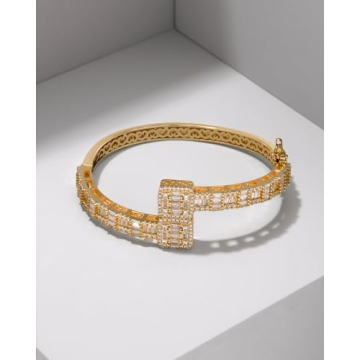 Lulu Mel Iced Out Diamond Bracelet - Elegant & Unique