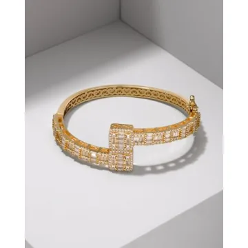 Lulu Mel Iced Out Diamond Bracelet - Elegant & Unique
