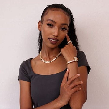 Lulu Mel Iced Out Diamond Bracelet - Elegant & Unique