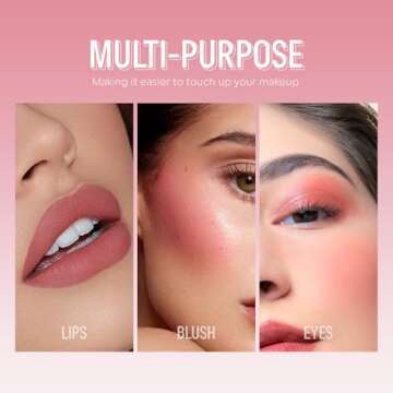 KYDA Liquid Blush, Matte Tinted for Cheeks, Lasting Dewy Finish, High Pigment Soft Creamy Blush, Blendable Lightweight Cover-Grate Red