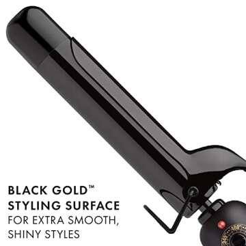 HOT TOOLS Pro Artist Black Gold Curling Iron, 1-1/4 inch