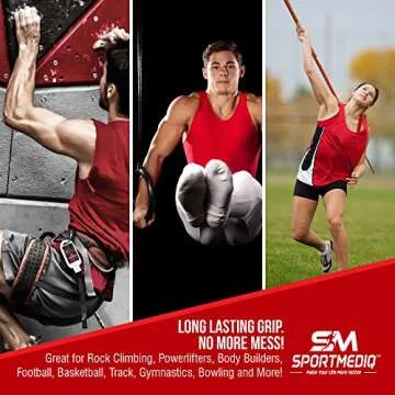 SportmediQ Liquid Chalk - Mess Free Grip Solution