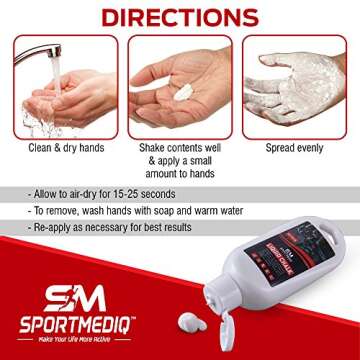 SportmediQ Liquid Chalk - Mess Free Grip Solution