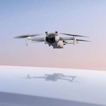 DJI Mini 3 (DJI RC), Lightweight 3x Mechanical Gimbal Drones with Camera for Adults 4K, 38-min Fligh...