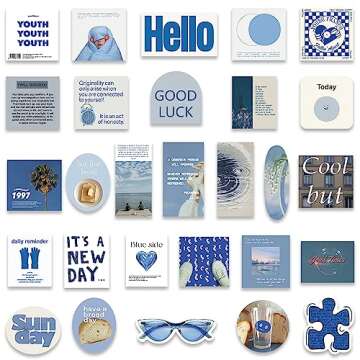 57PCS Motivational Aesthetic Waterproof Stickers for Teens