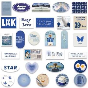 57PCS Motivational Aesthetic Waterproof Stickers for Teens