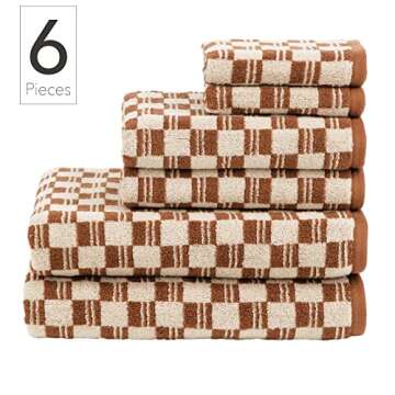 Nate Berkus 100% Cotton Jacquard Towel Set - Luxury Comfort