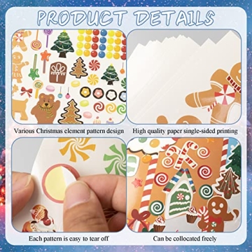 Gingerbread House Stickers for Kids - Fun Holiday Crafts