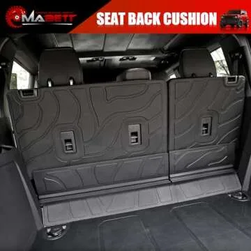 Mabett Rear Seat Back Cover for Ford Bronco 4 Door Accessories 2021 2022 2023 2024, Injection Moldin...