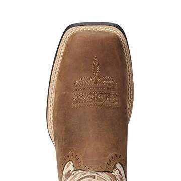 ARIAT Women’s Round Up Patriot Western Boots – Comfortable Leather Boot