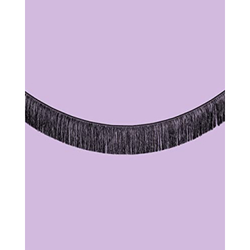 xo, Fetti Happy New Year Banner with Black Fringe 5 Ft