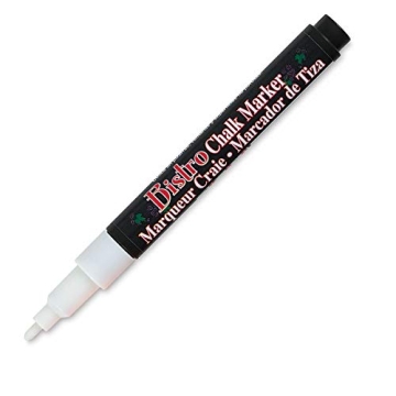 Uchida 480-C-0 Broad Point Tip Bistro Window Chalk Marker, White, 1 Count (Pack of 1)