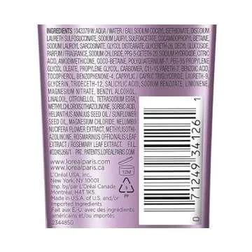 L’Oréal Paris Moisture Sulfate Free Shampoo, Hair Care for Color-Treated Hair with Rosemary Botanicals, EverPure, 8.5 Oz (Packaging May Vary)