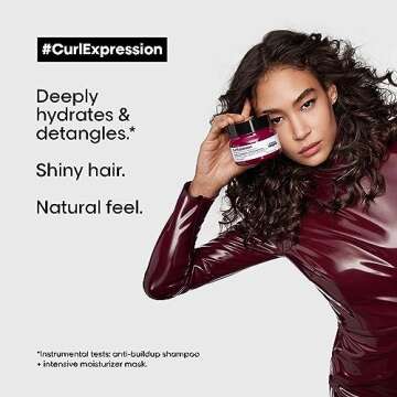 L'Oreal Professionnel Curl Expression Mask | Moisturizes and Pre-Detangles | Adds Shine | For Curly ...