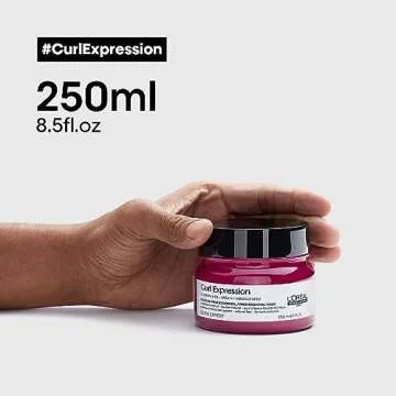 L'Oreal Professionnel Curl Expression Mask | Moisturizes and Pre-Detangles | Adds Shine | For Curly and Coily Hair Types | Paraben Free | 8.5 Fl. Oz.