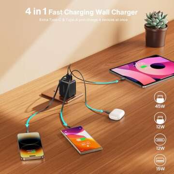 iVANKY 84W Retractable Charger - Fast & Compact Charging Solution