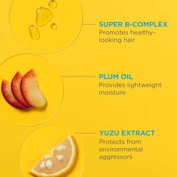 Briogeo Style + Treat Yuzu + Plum Oil Sleek Stick, Vegan Wax Hair Stick, Non-Greasy, Travel-Friendly, Tames Flyaways, Styling Stick for All Hair Types, Vegan, Cruelty-Free, 0.5 oz