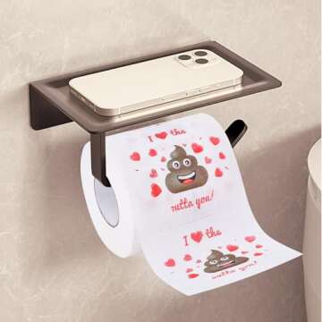 Valentines Day Gifts for Him Her, Romantic Novelty Gifts Toilet Paper, Funny Gag Gifts for Adults Men Women Boyfriend Girlfriend, Valentines Day Decor/Decorations for Party Supplies Valentine's Day