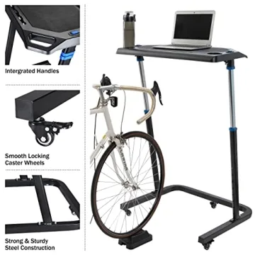Adjustable Bike Trainer Desk for Fitness & Productivity