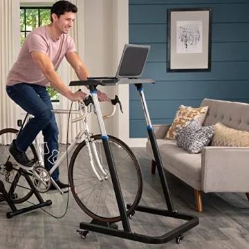 Adjustable Bike Trainer Desk for Fitness & Productivity