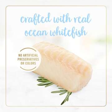 Purina Fancy Feast Tender Ocean Whitefish Feast Wet Kitten Food - (Pack of 24) 3 oz. Cans