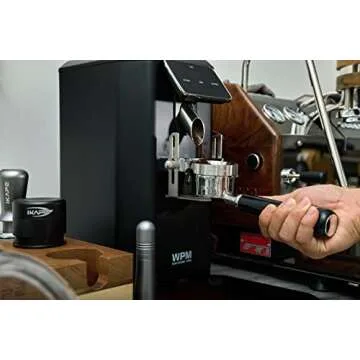 IKAPE Coffee Products, 53mm Espresso Dosing Funnel, Stainless Steel Coffee Dosing Ring Compatible with Breville 54mm Portafilter