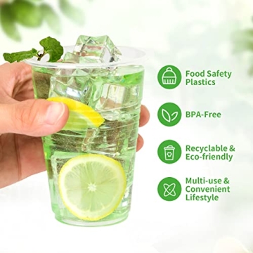 Buy YEEHAW 9 oz Disposable Clear Cups - 500 Pack
