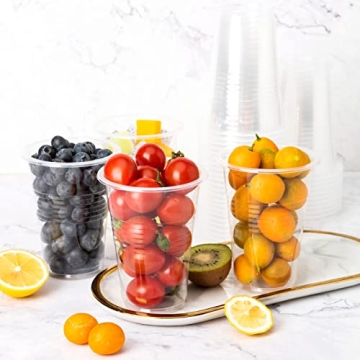 Buy YEEHAW 9 oz Disposable Clear Cups - 500 Pack