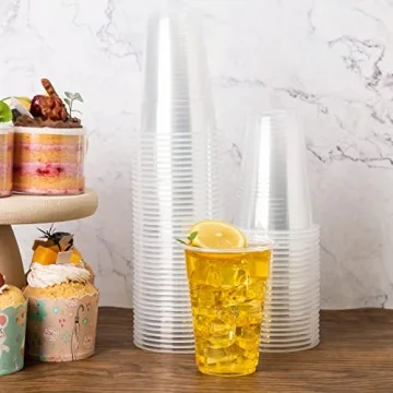 Buy YEEHAW 9 oz Disposable Clear Cups - 500 Pack