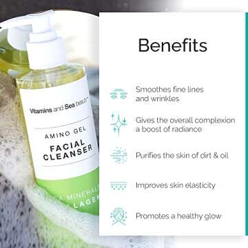 VITAMINS AND SEA BEAUTY Amino Gel Cleanser for All Skin Types