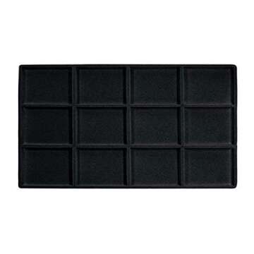 Elegant Black Pendant Jewelry Display Trays for Organized Glam