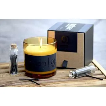 Urban Concepts by DECOCANDLES - Highly Scented Soy Candle - Long Lasting - Hand Poured in USA (Cozy - Mélange of Spices & Evergreen, 9 Oz.)